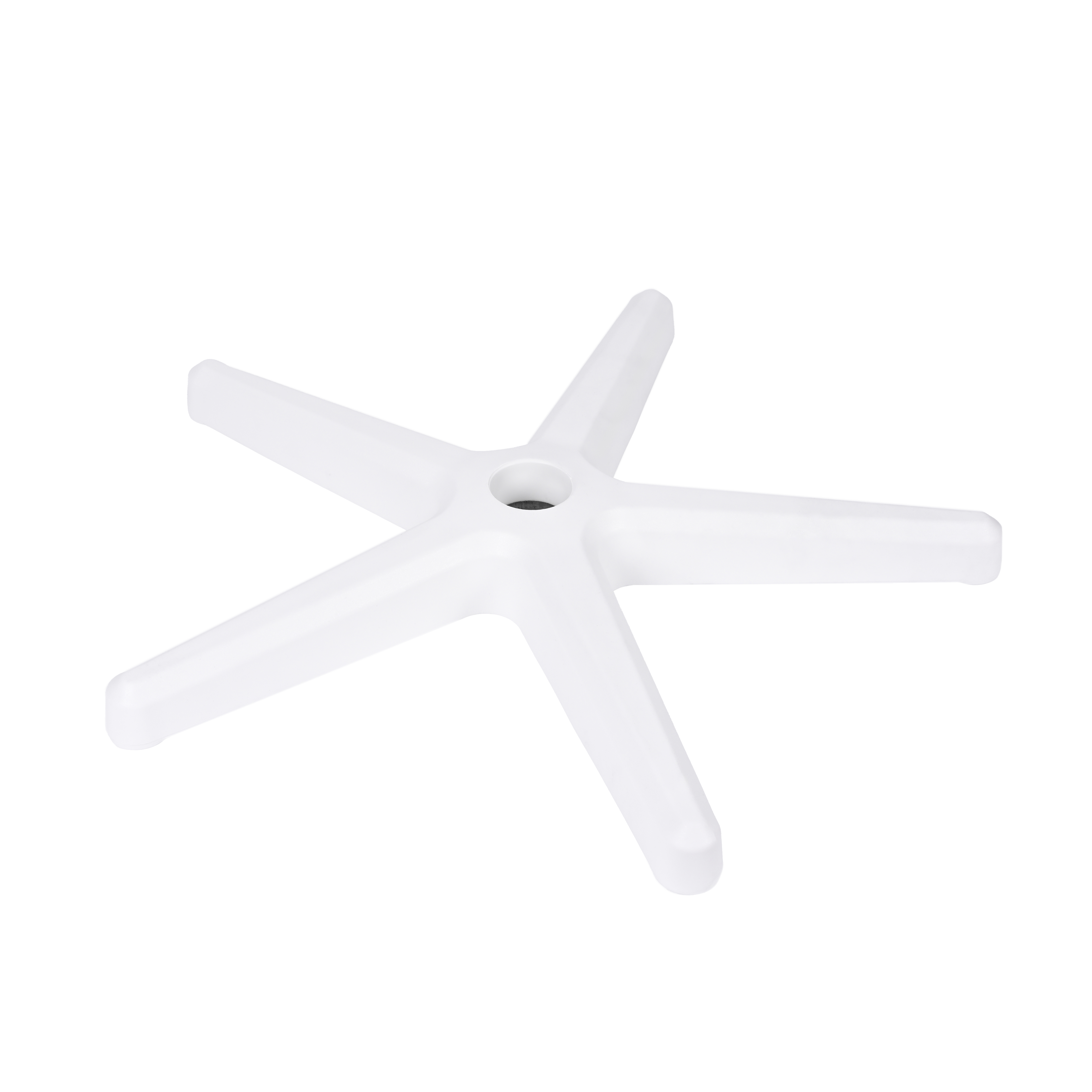 70229739 Крестовина для операторского кресла ПП с металлическим кольцом белая