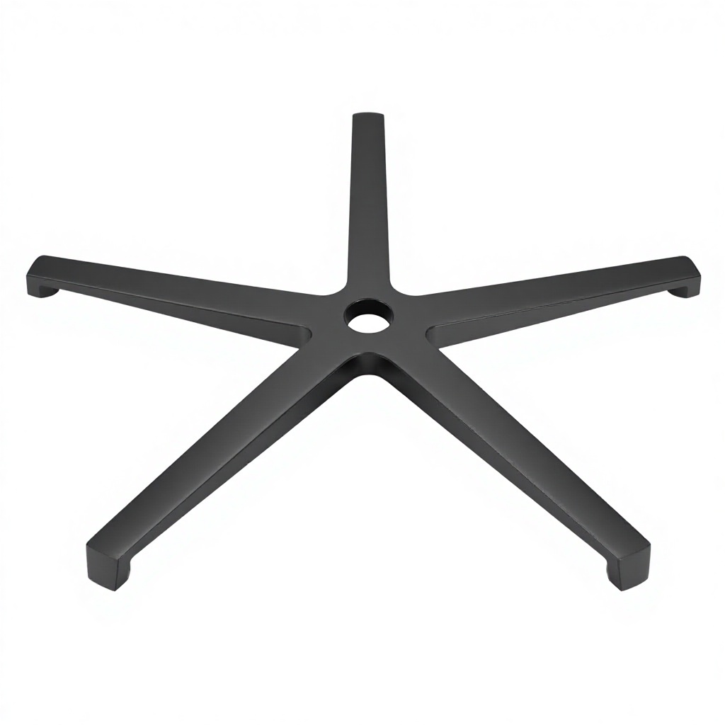 Крестовина 350 алюм. черная. R=350mm плоский луч, шт ( матовый черный)