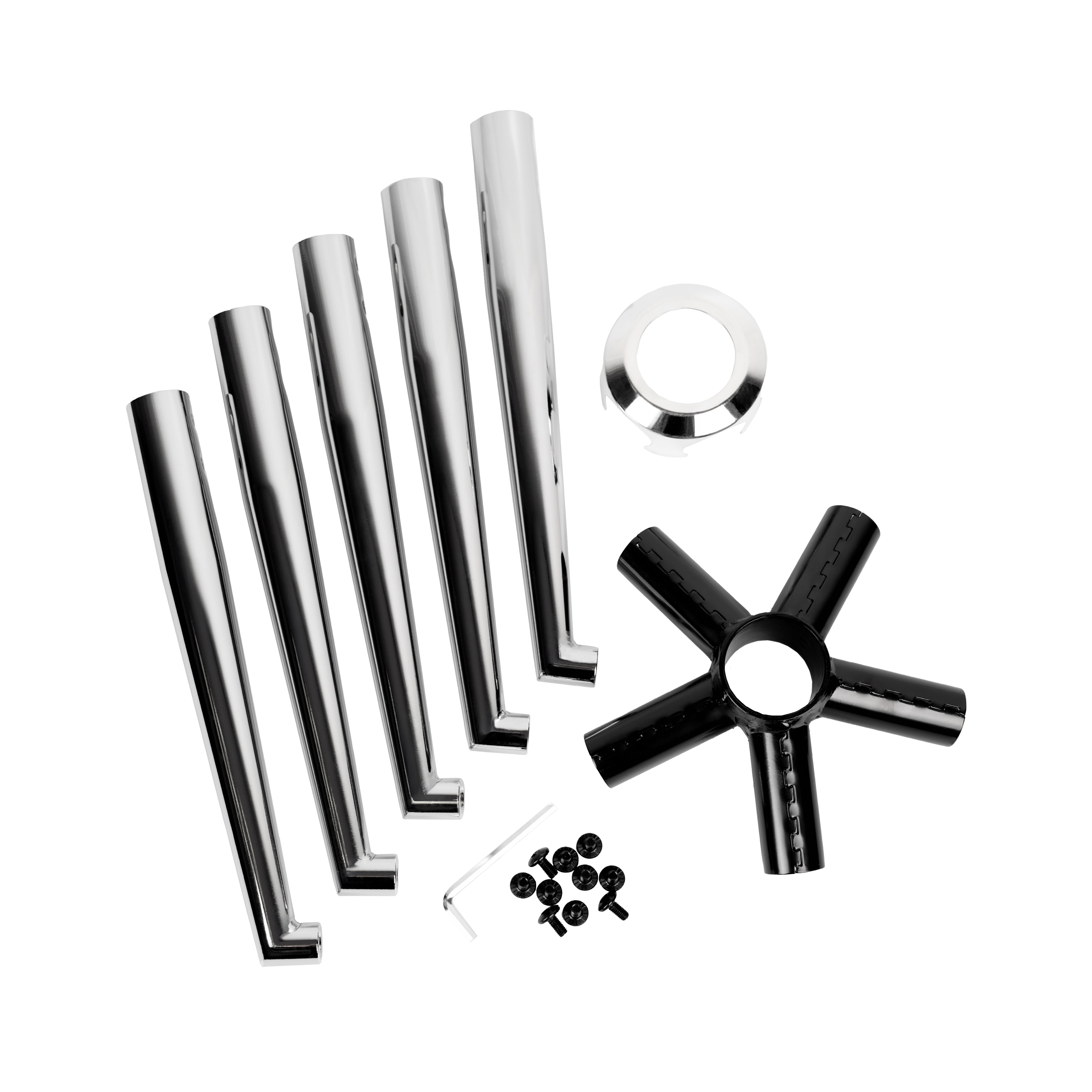  Крестовина ZXJ-KD-02 Zhenxing разборная,хром 350мм