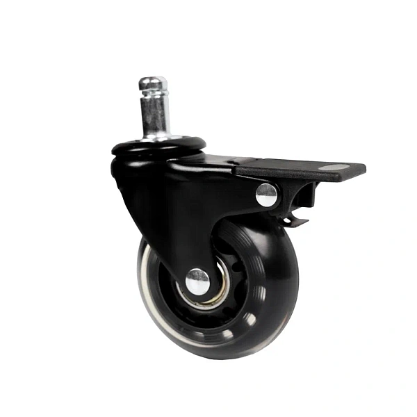 7201006 ролик 65-ОХ11 BLACKLOCK  Caster 65-OH10 BLACK ролик 65-ОХ11 BLACKLOCK со стопором (65мм силиконовый с подшипником на металлическом каркасе)